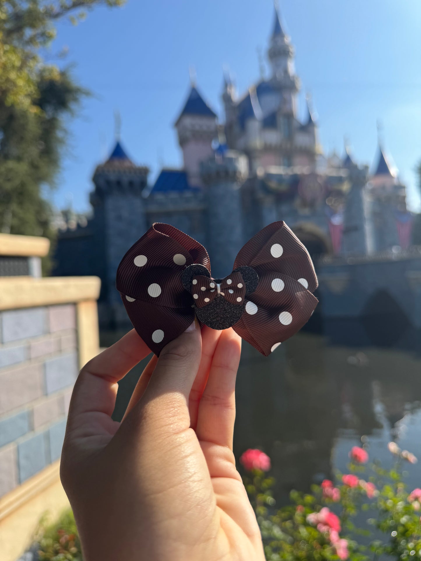 Midnight Cocoa Magic Baby Bow