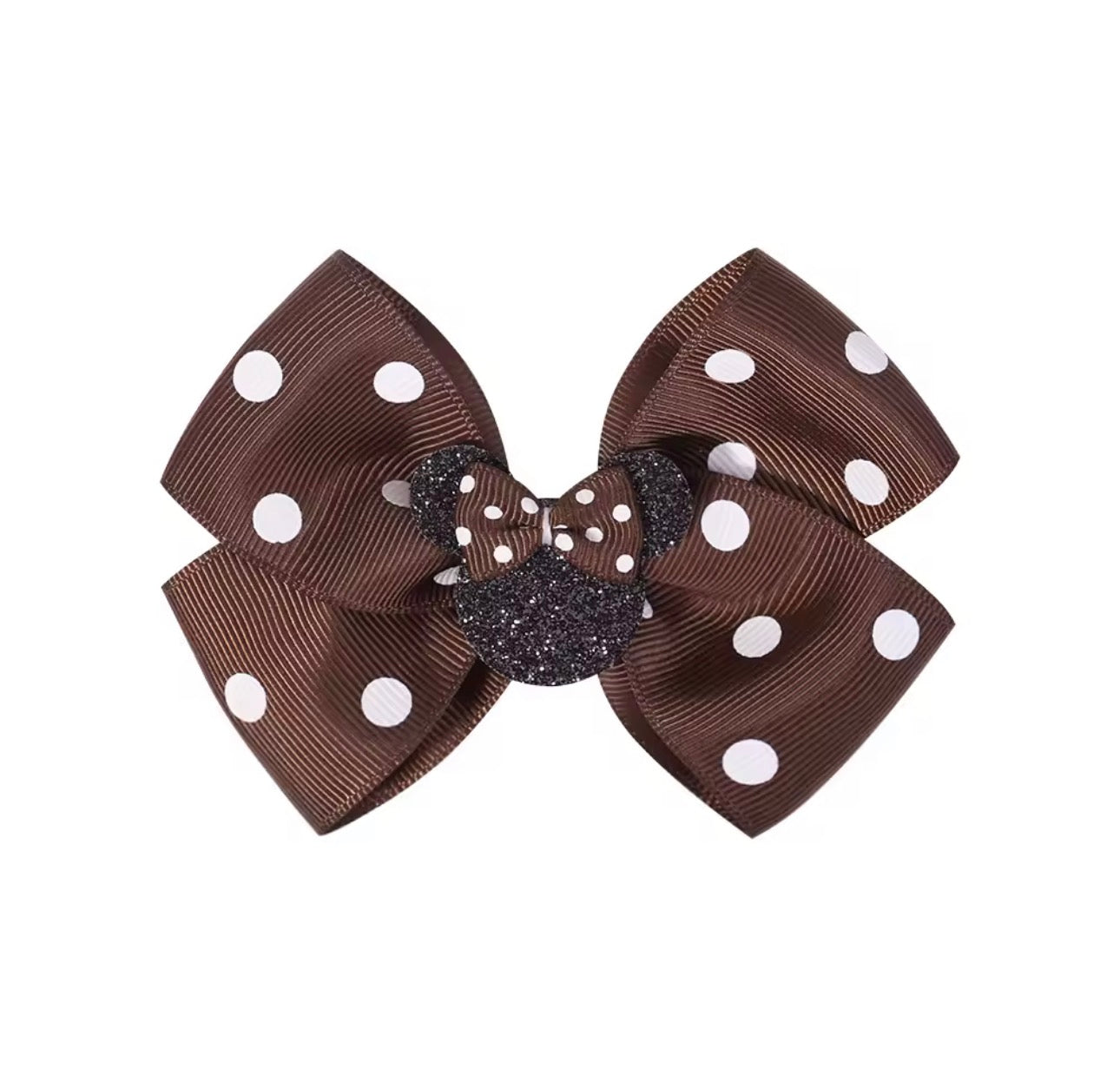 Midnight Cocoa Magic Baby Bow