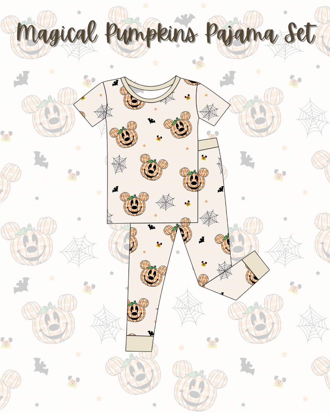 PRE-ORDER: Magical Pumpkins Bamboo Pajama Set