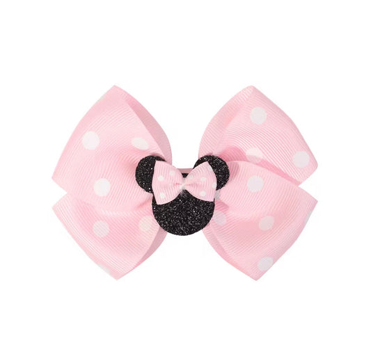 Blushing Princess Polka Magic Baby Bow